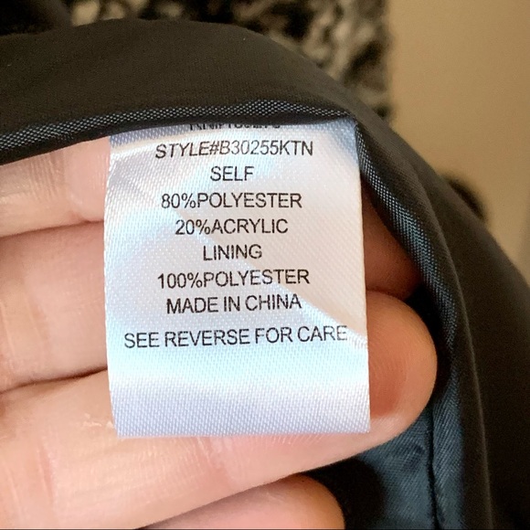 BLACK RAINN Cozy Tweed-Like Fuzzy Oversized Open Cardigan Coat—SZ. Medium - Picture 11 of 15